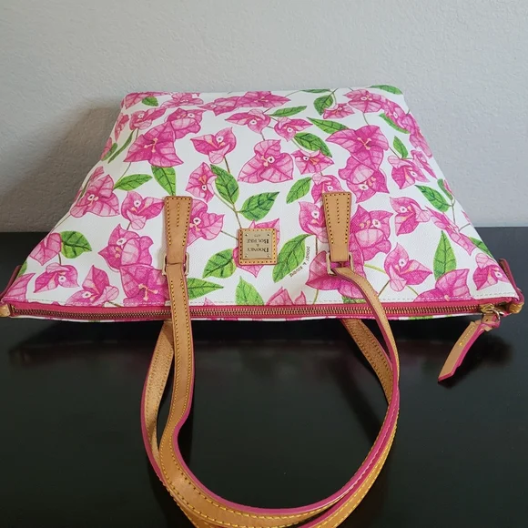 Dooney & Bourke Bougainvillea Zip Top Shopper Tote - Picture 7 of 16